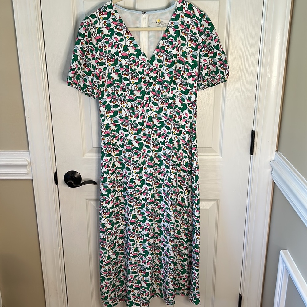 Boden Tessa Midi Ivory Orchard Dress (4)